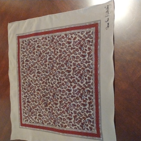 Diane von furstenberg silv scarf size 20/20 inch color brown - Picture 1 of 3